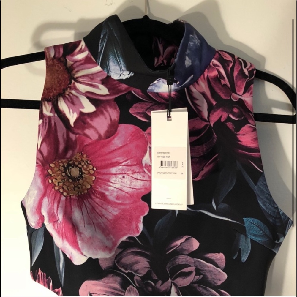 Keepsake the Label Rip Tide Floral Crop Top